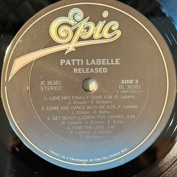 Patti Labelle - “Released” Vinyl LP - Picture 5 of 5